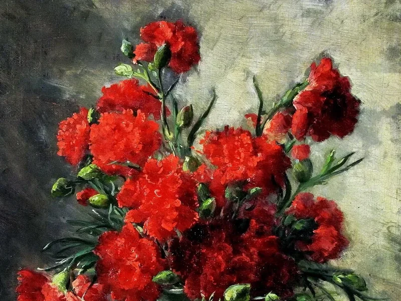 1840-Clara Lobedan - Vaso di fiori